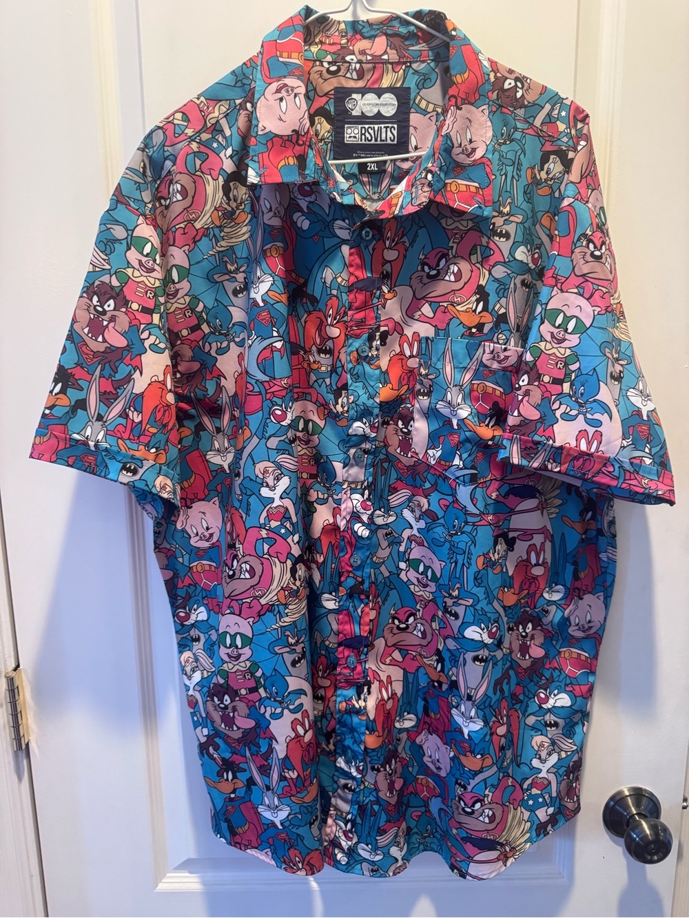 Men's RSVLTS XXL Warner Bros Looney Tunes Hero's shirt